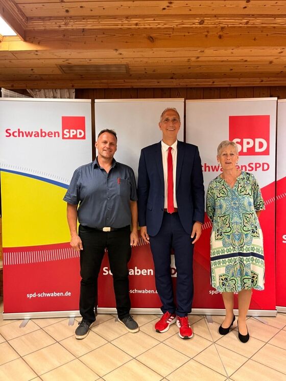 Christoph Schmid mit Uwe Jenuwein und Gerda Jall-
